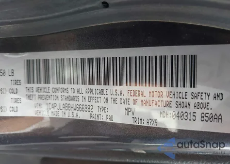 2017 Jeep Cherokee Sport from USA, damaged, VIN 1C4PJLAB8HW666982